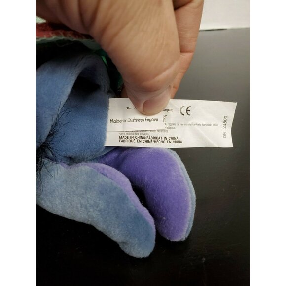 Disney Store Mini Bean Bag Maiden in Distress Eeyore 9" Plush - Winnie The Pooh - Picture 6 of 9